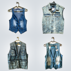 Light Wash Waistcoat Set (FV-401)