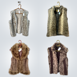 Vintage Fur Waistcoats Bundle