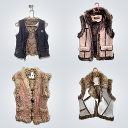 Leather Vest Fur Bundle