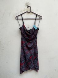 Bedrucktes Satin-Nachthemd