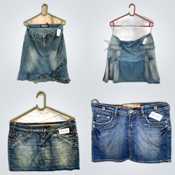 Vintage Denim Mini Skirts