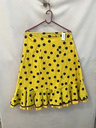 Yellow Polka Dot Skirt