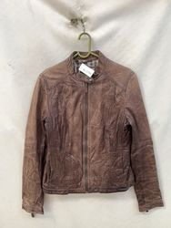 Giacca di Pelle Marrone