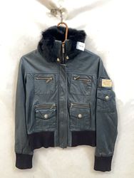 Grey Fur-Lined Jacket