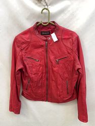Verazzano Red Leather Jacket