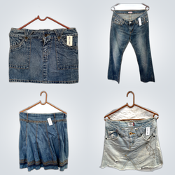 Y2K Denim Waistcoats Bundle