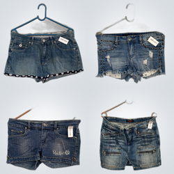 Y2K Jean Shorts Bundle