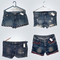 Y2K Jean Shorts Bundle