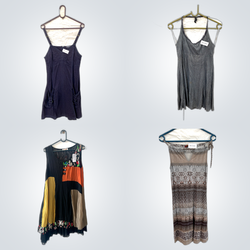 Soft Fabric Dresses+Denim Jackets Set(FV 247)