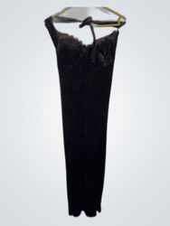 Vestito di Velluto Nero