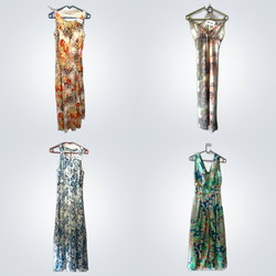 Y2K Denim Floral Dresses