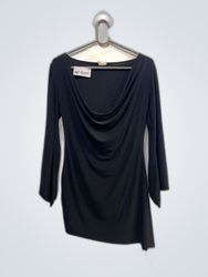 Top à manches longues noir