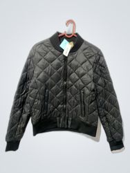Quilted Bomber Jacket