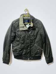 Bershka Gray Bomber Jacket