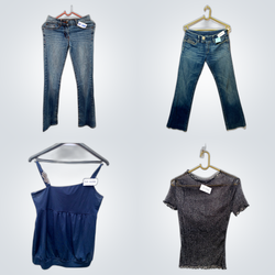 Striped Tops+Jeans Set(FV 511)