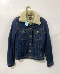 Veste en denim Lee avec col en Sherpa