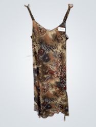 Abito Paisley Marrone