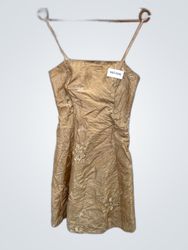 Gold Embroidered Dress