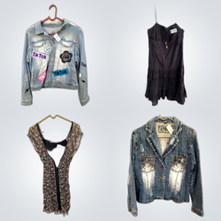 Basic Dresses+Denim Jacket Mix(FV 173)