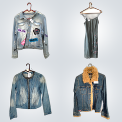 Relaxed Fit Dresses+Denim Jacket Pack(FV 166)