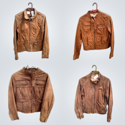 Brown Leather Jackets Bundle