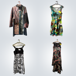 Relaxed Fit Dresses+Afghan Coats Sets(FV 168)