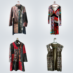 Mixed Color Afghan Coats Collection (FV-270)