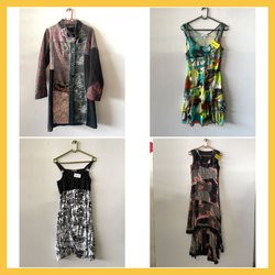Relaxed Fit Dresses+Afghan Coats Sets(FV 168)