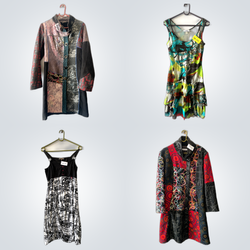 Relaxed Fit Dresses+Afghan Coats Sets(FV 168)