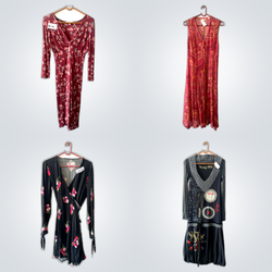 Relaxed Fit Dresses+Waistcoats Set(FV 184)