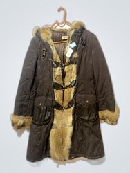 Brown Fur-Lined Parka