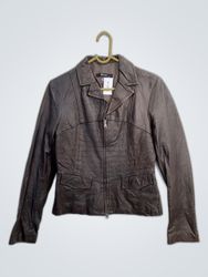 PITER Brown Leather Jacket