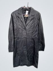 Black Leather Coat