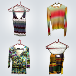 Mixed Color Tops+Denim Jacket Pack(FV 171)