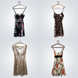 Y2K Floral Mini Dresses