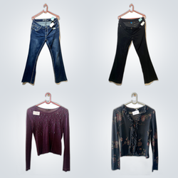 Vintage Style Jeans +Tops Collection (FV 124)