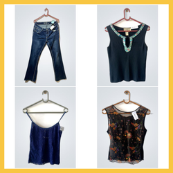 Soft Fabric Jeans+Tops Set(FV 207)