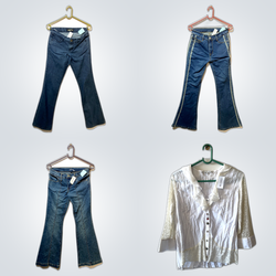 Neutral Tops+Jeans Mix(Fv 245)