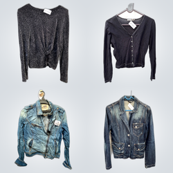 Casual Tops +Deinm Jacket Set (FV 120)