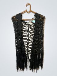 Crochet Fringe Vest