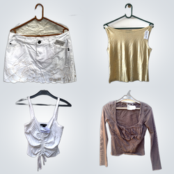 Lightweight Tops +Mini Skirts Set(FV 130)