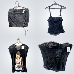 Casual Tops +Mini Skirts Collection Mic (FV-012)