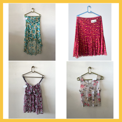 Printed Tops Mix Skirts (FV 396)