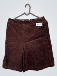 Brown Corduroy Skirt