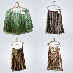 Y2K Floral Mini Skirts