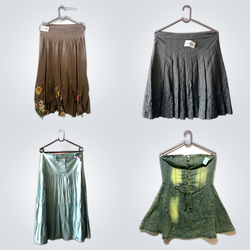 Vintage Style Skirt Set (fv-054)