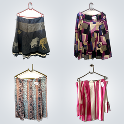 Striped Skirts Set(046)