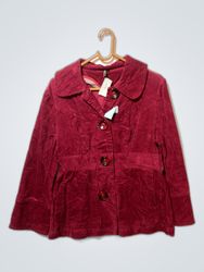 Fendi Rote Cordjacke