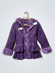 Purple Faux Fur Jacket