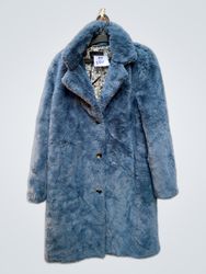 Blue Fur Coat